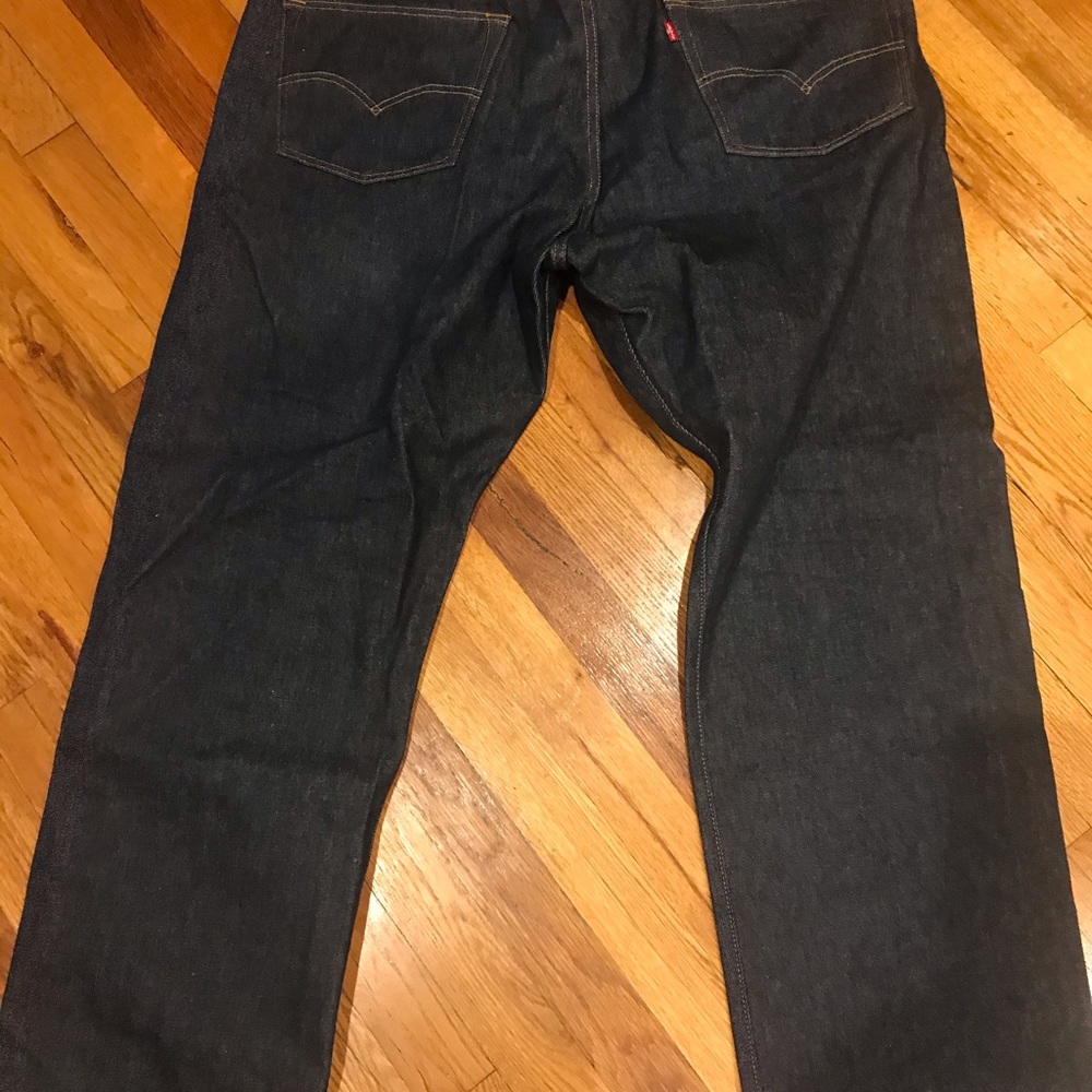 Gently worn Levi’s hard dark denim